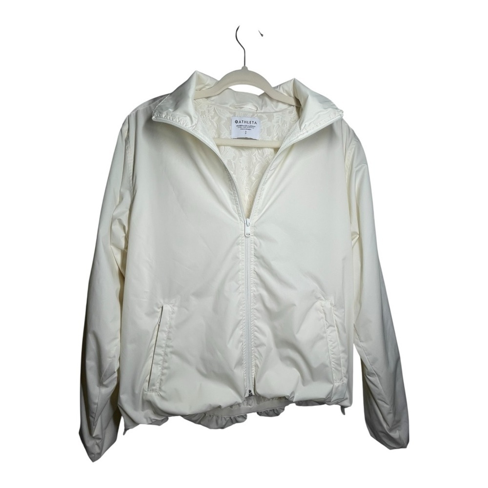 ATHLETA Sightseer Lace Jacket in Magnolia White Size S​​ - Picture 3 of 8